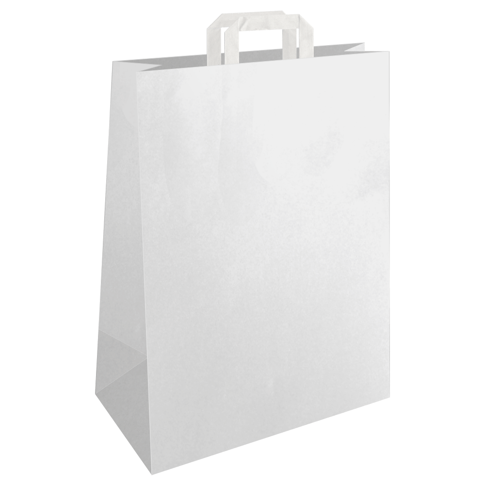 Gasztro XL (32 x 17 x 44 cm) - szalagfüles papírtáska - fehér.png
